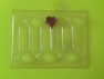 920 Small Heart Chocolate or Hard Candy Lollipop Mold